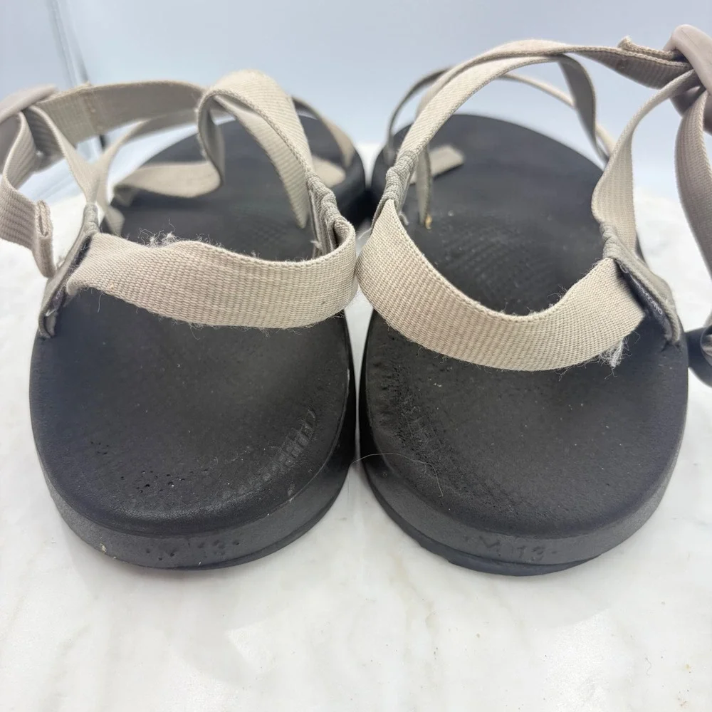 Chaco Z/Cloud 2 Sandals Men 13 Tan Athletic Hiking Toe Loop Strap Shoes Outdoor